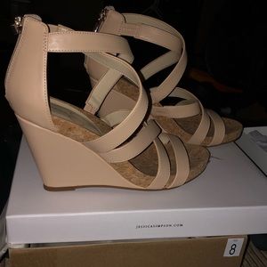 Jessica Simpson Bassena wedge Sandals size 8